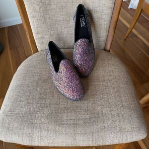TOMS “ Darcy” glitter flats